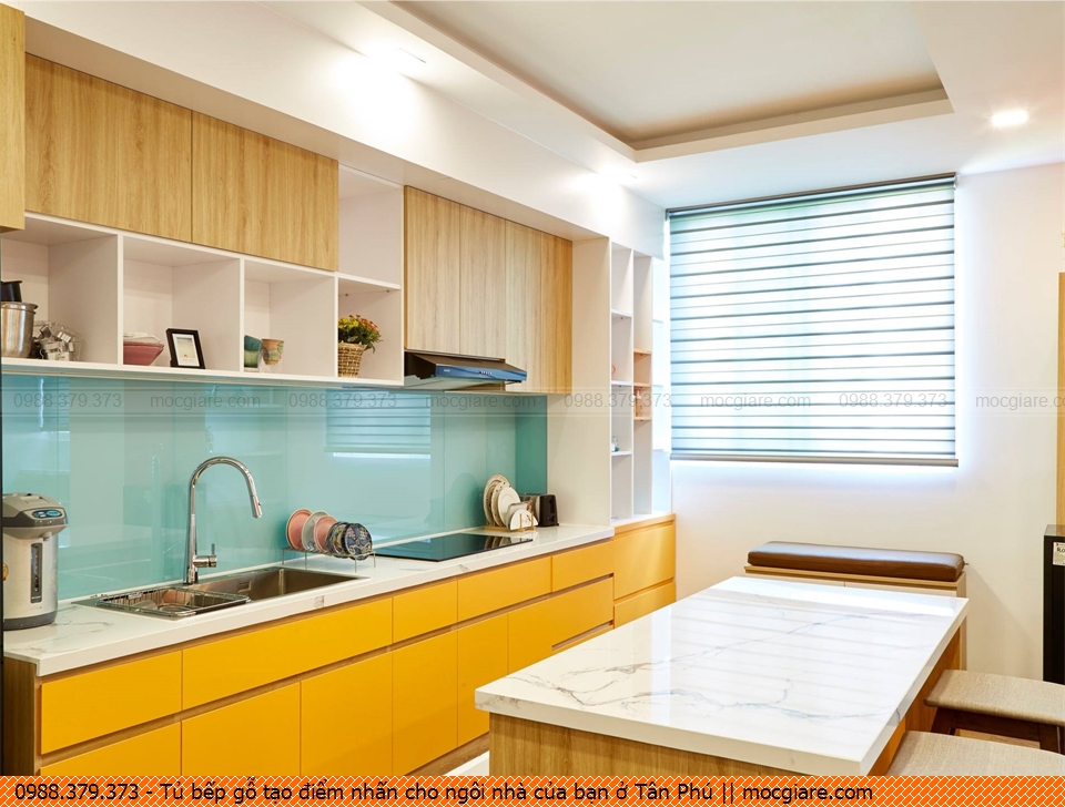 Tủ bếp gỗ tạo điểm nhấn cho ngôi nhà của bạn ở Tân Phú